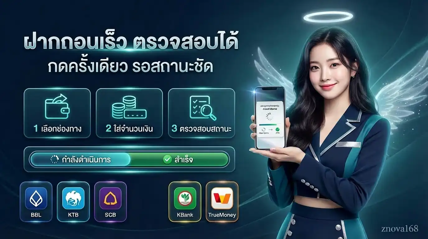 การฝากถอนในคาสิโนออนไลน์ ทำให้เร็วและตรวจสอบสถานะได้ยังไง